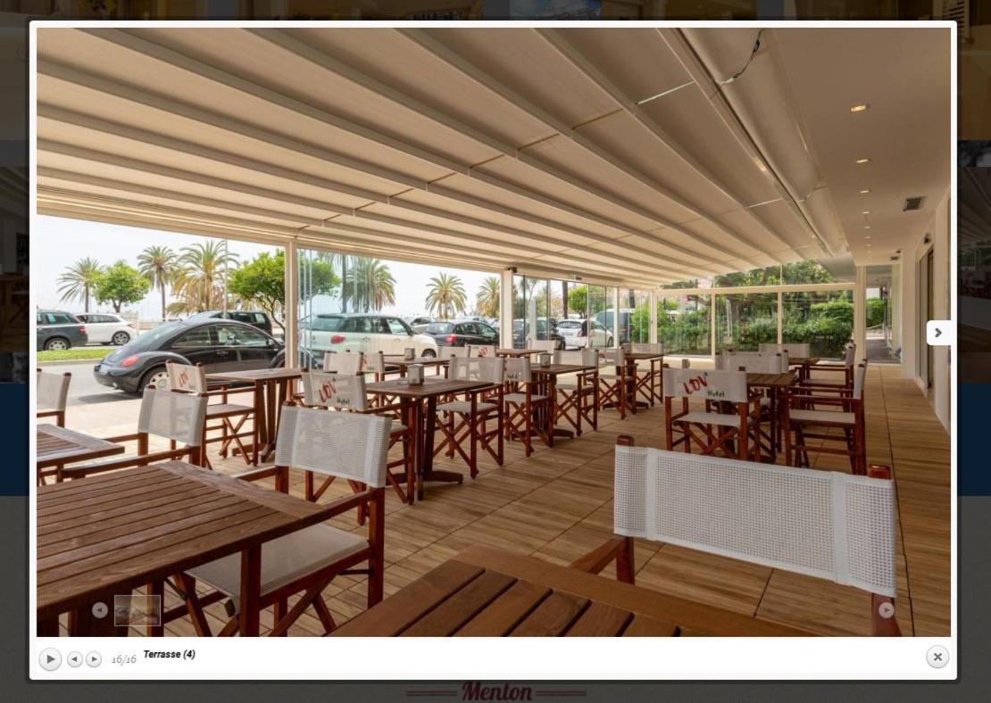 La Dolce Vita Hotel Menton Exterior foto